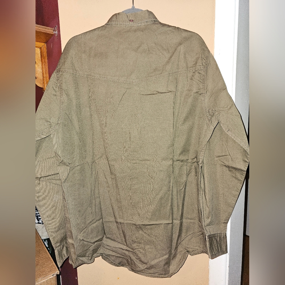 HARLEY-DAVIDSON MENS LONG SLEEVE SHIRT SMALL  POCKET BUTTON DOWN 100% COTTON - Picture 3 of 5
